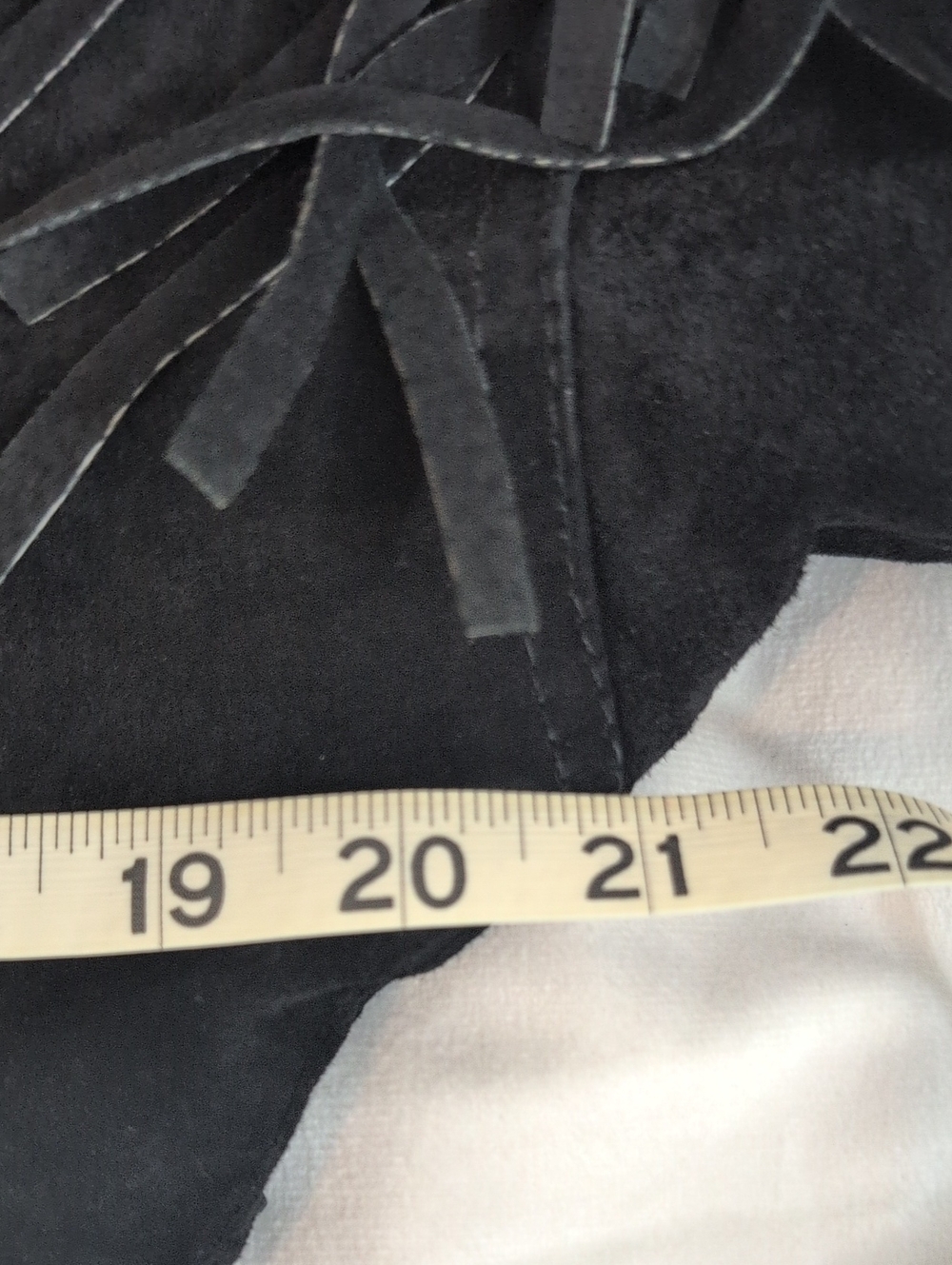 Vintage Adler Black Leather Fring Moto Style Jacket size Small - Picture 14 of 15